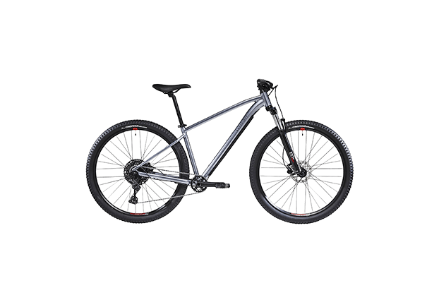 White BTWIN Rockrider 520 bicycle for rent on Pico Island, Azores.